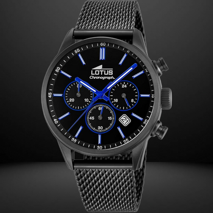 Rellotge Home Lotus 18700/3 Negre